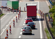 erlaubte breite bei autobahn-bauetellen